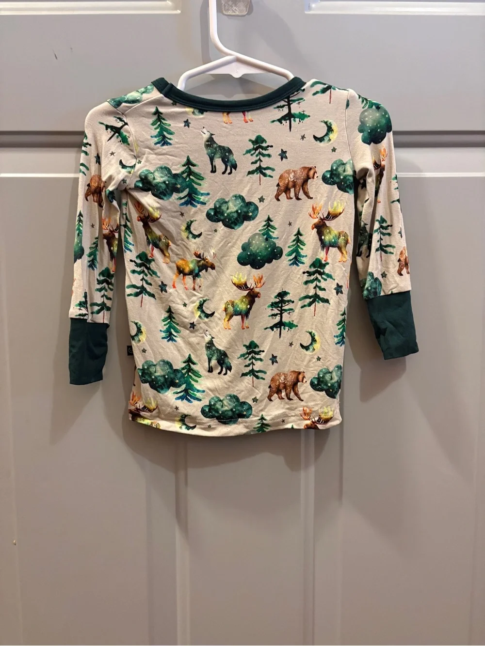 The Sleepy Sloth Bamboo PJ Set, Woodland Animals, 12-18 Months
